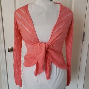 Peach Worthington light cardigan